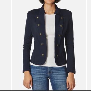 Tommy Hilfigire linear thinking navy blue blazer